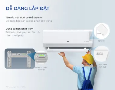 Máy lạnh treo tường AUX AW10CAA4DI 1.0HP Inverter